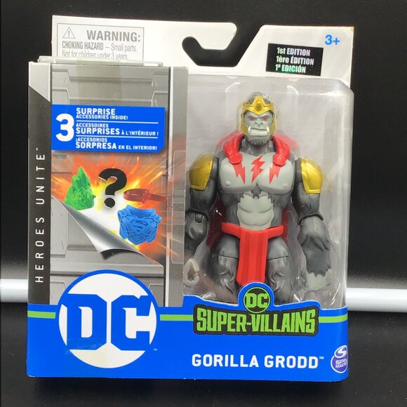 DC Heroes Unite GORILLA GRODD 4" Action Figure Super-Villains - Picture 1 of 2